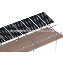 Sistema de bastidor de montaje de PV solar de tierra de acero